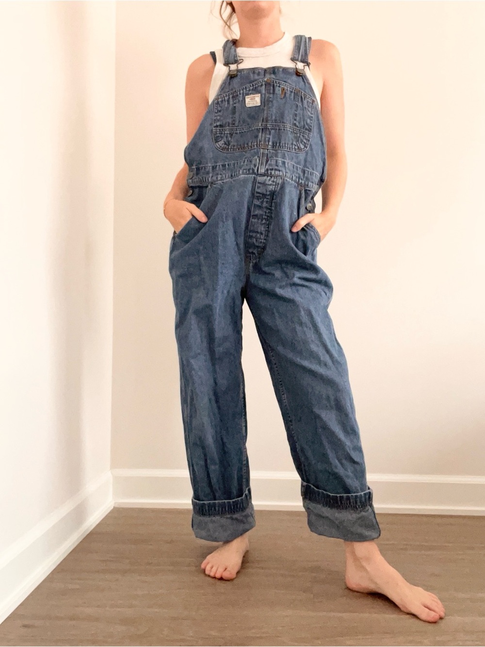 Vintage UNIONBAY Blue Denim Women's Overalls - Casual Fit